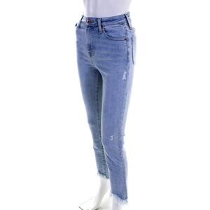 Jonathan Simkhai River High Rise straight raw hem women's Denim Jeans size 31